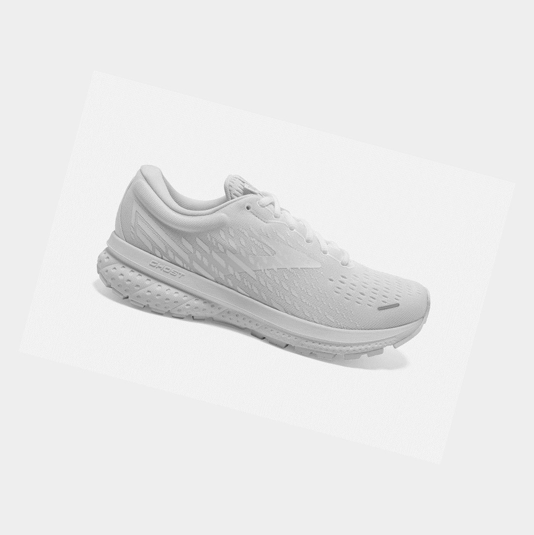 Zapatillas Running Carretera Brooks Ghost 13 Hombre Blancas Blancas | TBG072934