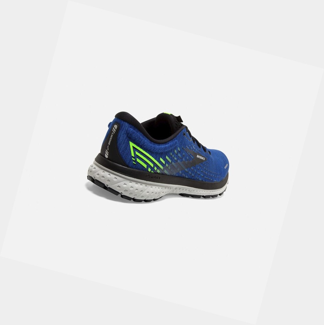 Zapatillas Running Carretera Brooks Ghost 13 Hombre Azules Negras Verde | XKC410729