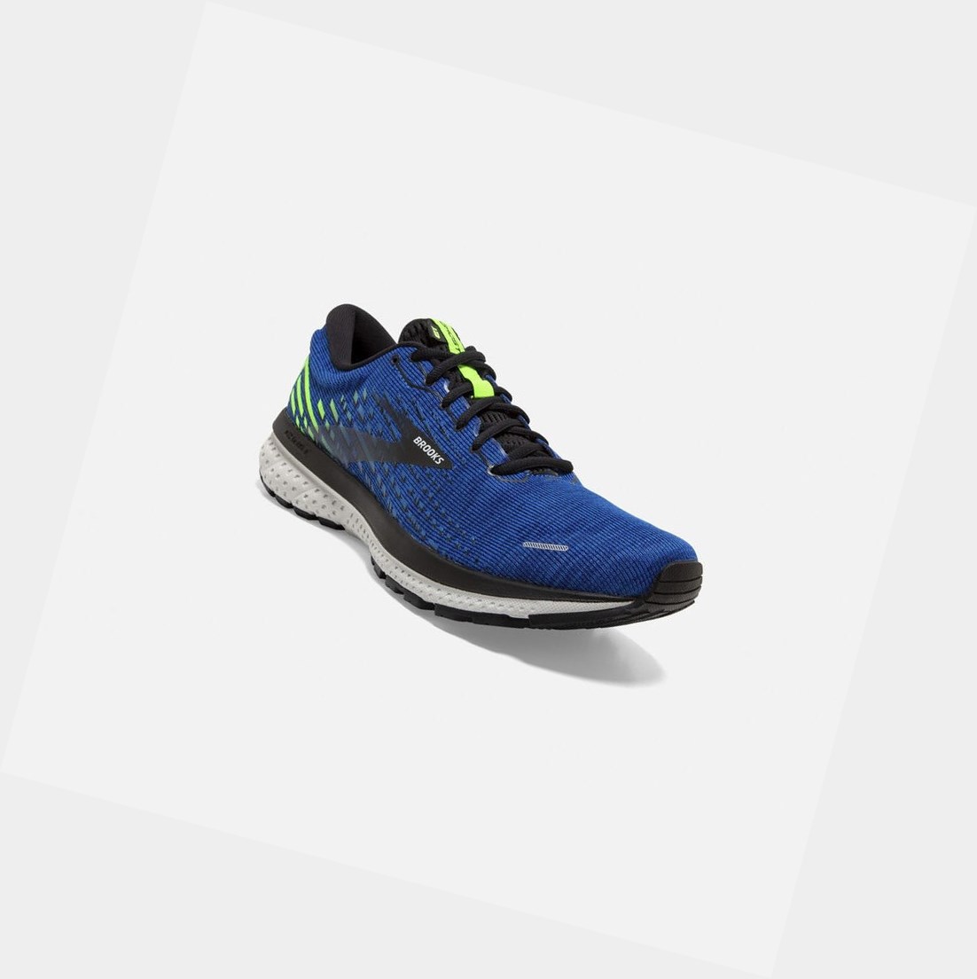 Zapatillas Running Carretera Brooks Ghost 13 Hombre Azules Negras Verde | XKC410729