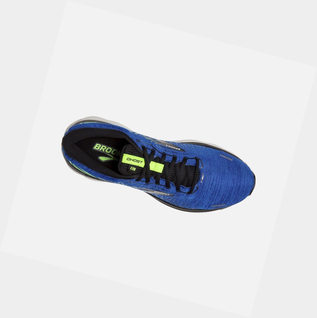 Zapatillas Running Carretera Brooks Ghost 13 Hombre Azules Negras Verde | XKC410729