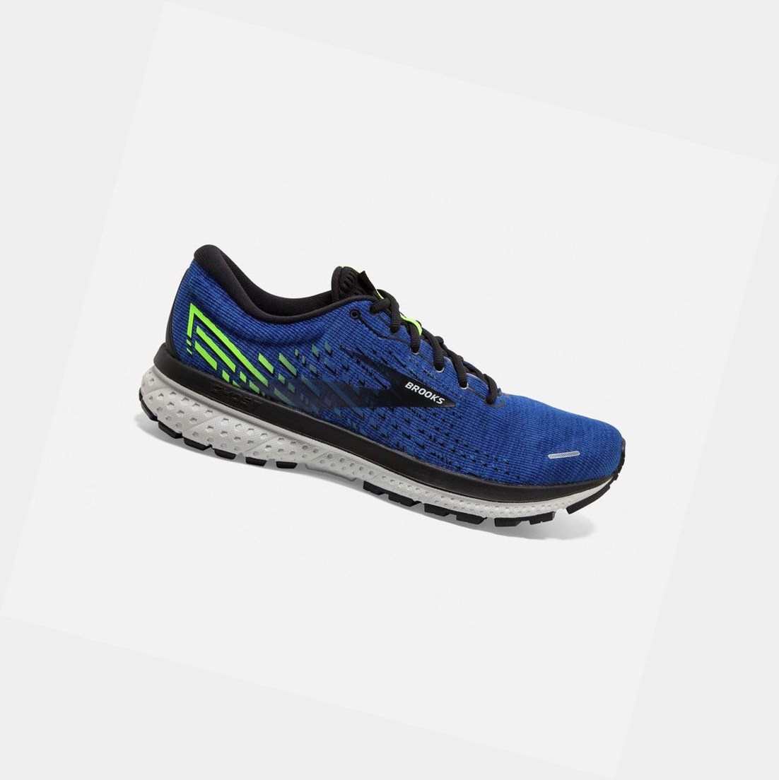 Zapatillas Running Carretera Brooks Ghost 13 Hombre Azules Negras Verde | XKC410729