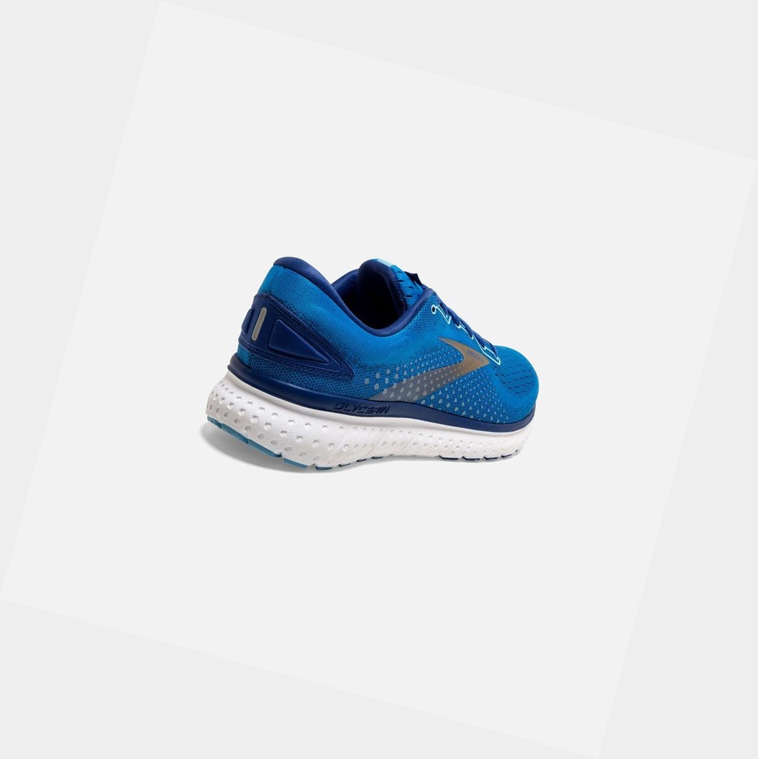 Zapatillas Running Carretera Brooks Glycerin 18 Hombre Azules Doradas | AOI196045