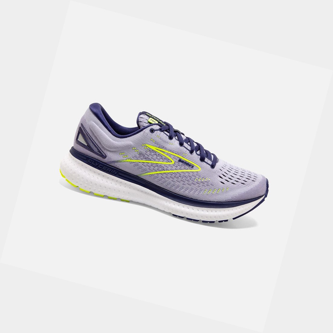 Zapatillas Running Carretera Brooks Glycerin 19 Mujer Lavanda Azules | EUZ314569