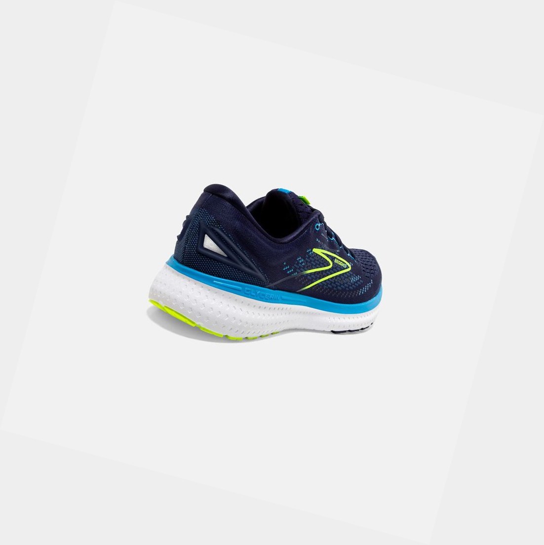 Zapatillas Running Carretera Brooks Glycerin 19 Hombre Azul Marino Azules | FVA587241