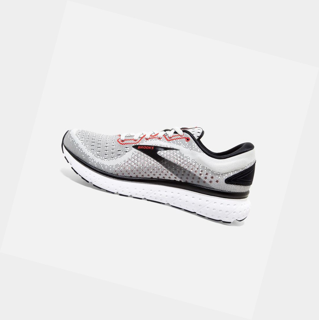 Zapatillas Running Carretera Brooks Glycerin 18 Hombre Gris Negras Rojas | HPW574968