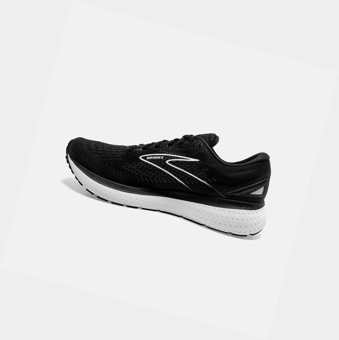 Zapatillas Running Carretera Brooks Glycerin 19 Mujer Negras Blancas | MDP258194