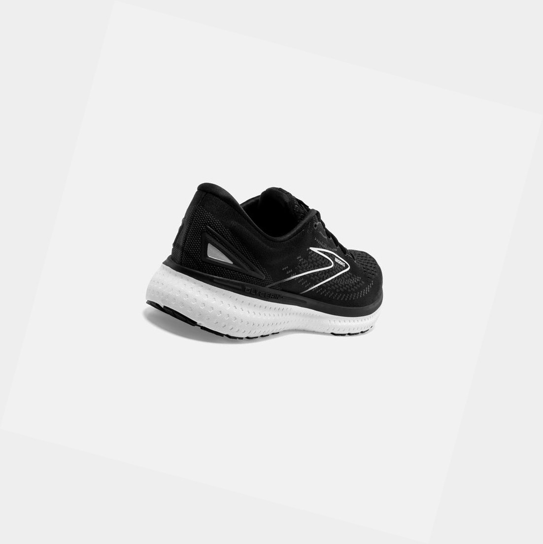 Zapatillas Running Carretera Brooks Glycerin 19 Mujer Negras Blancas | MDP258194