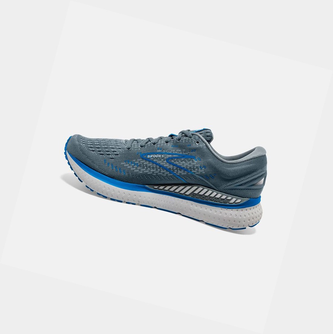 Zapatillas Running Carretera Brooks Glycerin GTS 19 Hombre Gris Azules Oscuro | MZN271463