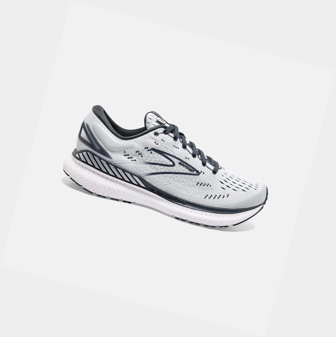 Zapatillas Running Carretera Brooks Glycerin GTS 19 Mujer Gris Blancas | PDT194762