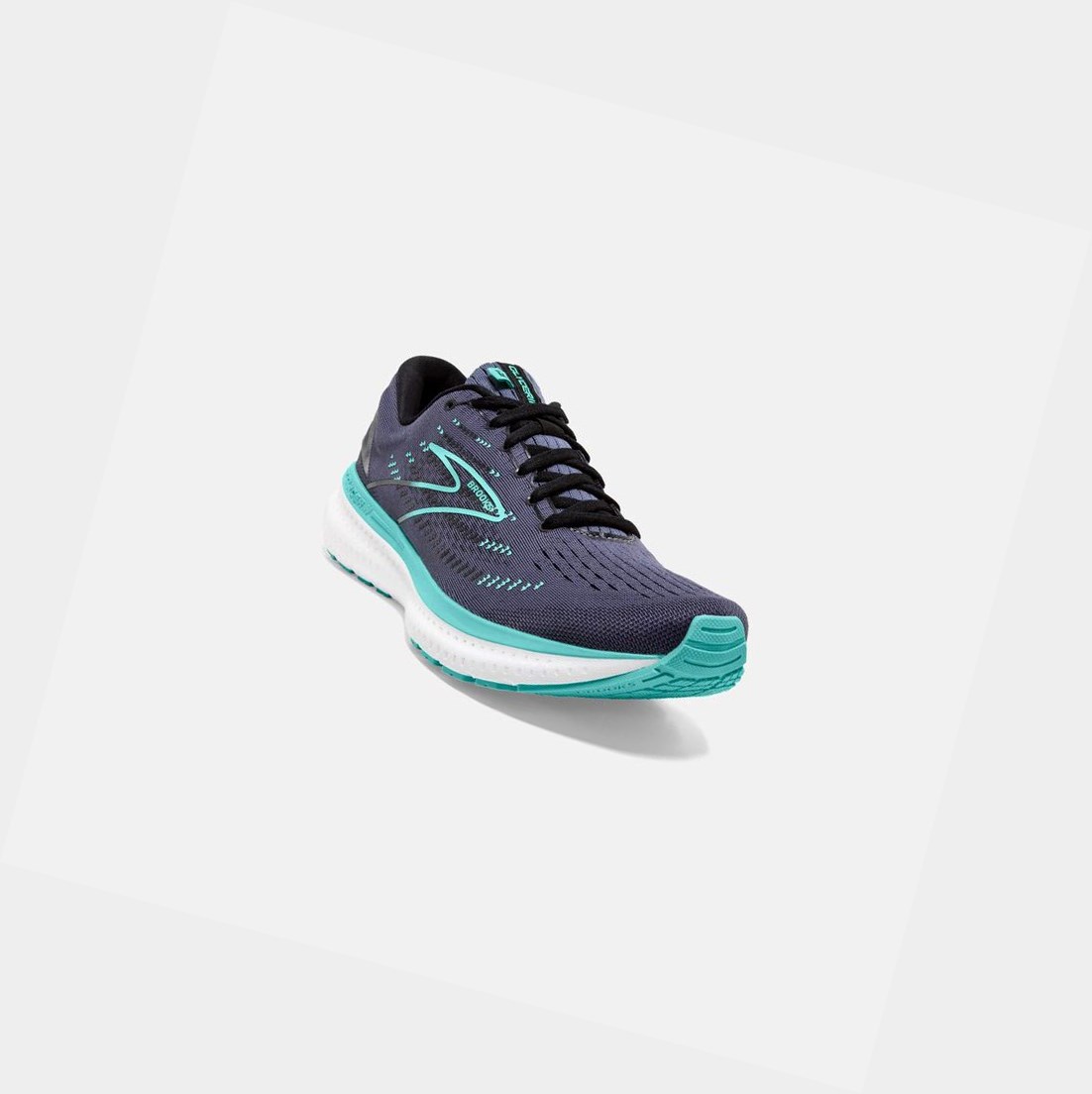 Zapatillas Running Carretera Brooks Glycerin 19 Mujer Negras Azules | YRI052863