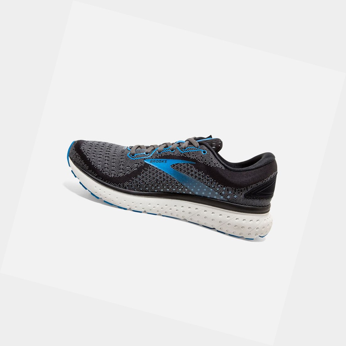 Zapatillas Running Carretera Brooks Glycerin 18 Hombre Negras Azules | ZPE506247