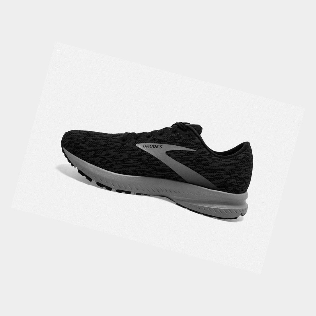 Zapatillas Running Carretera Brooks Launch 7 Hombre Negras | BAL936841