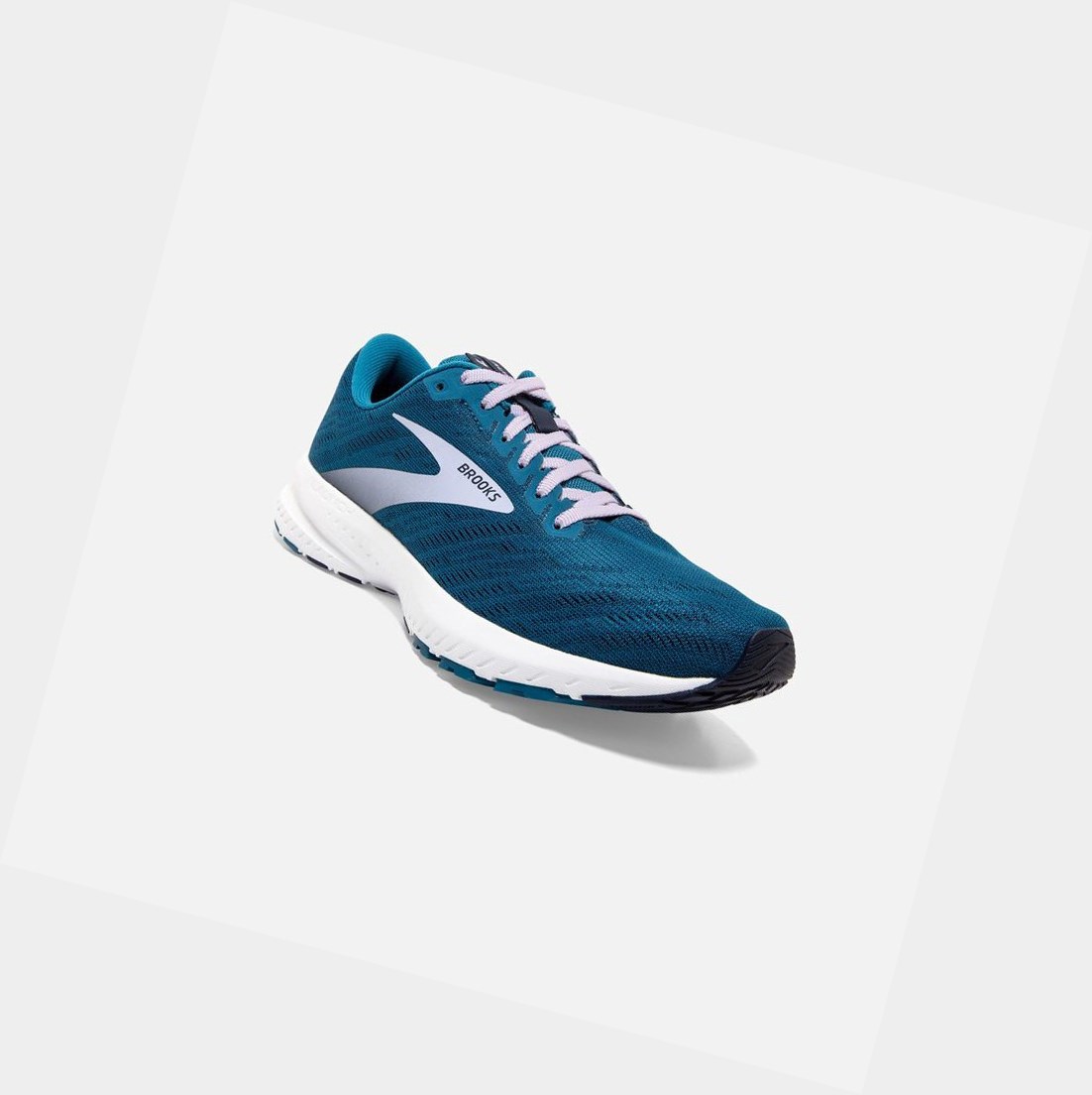 Zapatillas Running Carretera Brooks Launch 7 Mujer Azules Moradas | CLK521749