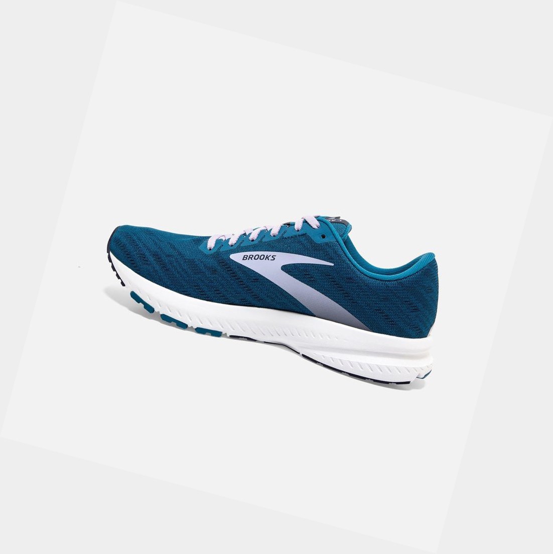 Zapatillas Running Carretera Brooks Launch 7 Mujer Azules Moradas | CLK521749