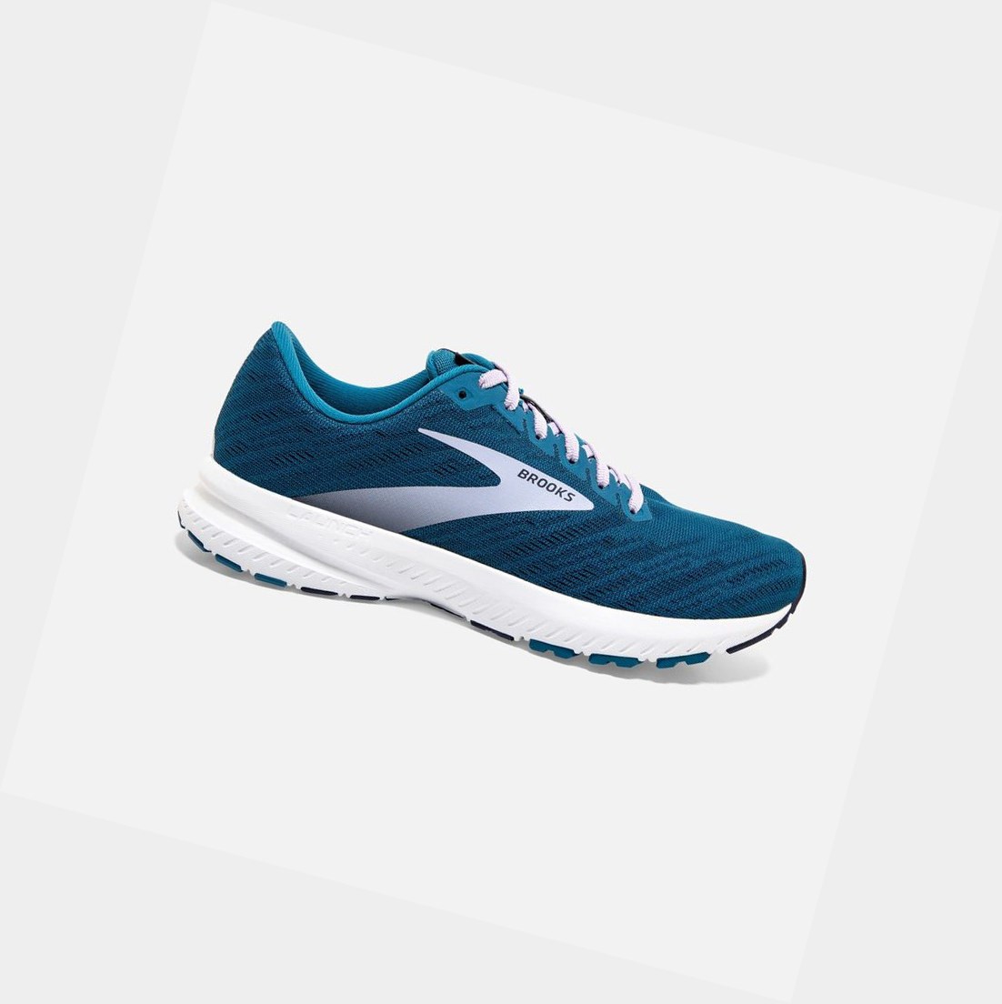 Zapatillas Running Carretera Brooks Launch 7 Mujer Azules Moradas | CLK521749