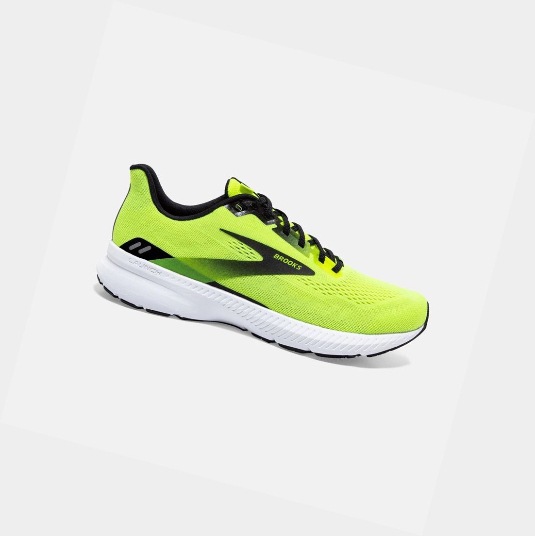 Zapatillas Running Carretera Brooks Launch 8 Hombre Negras Blancas | IUW384179