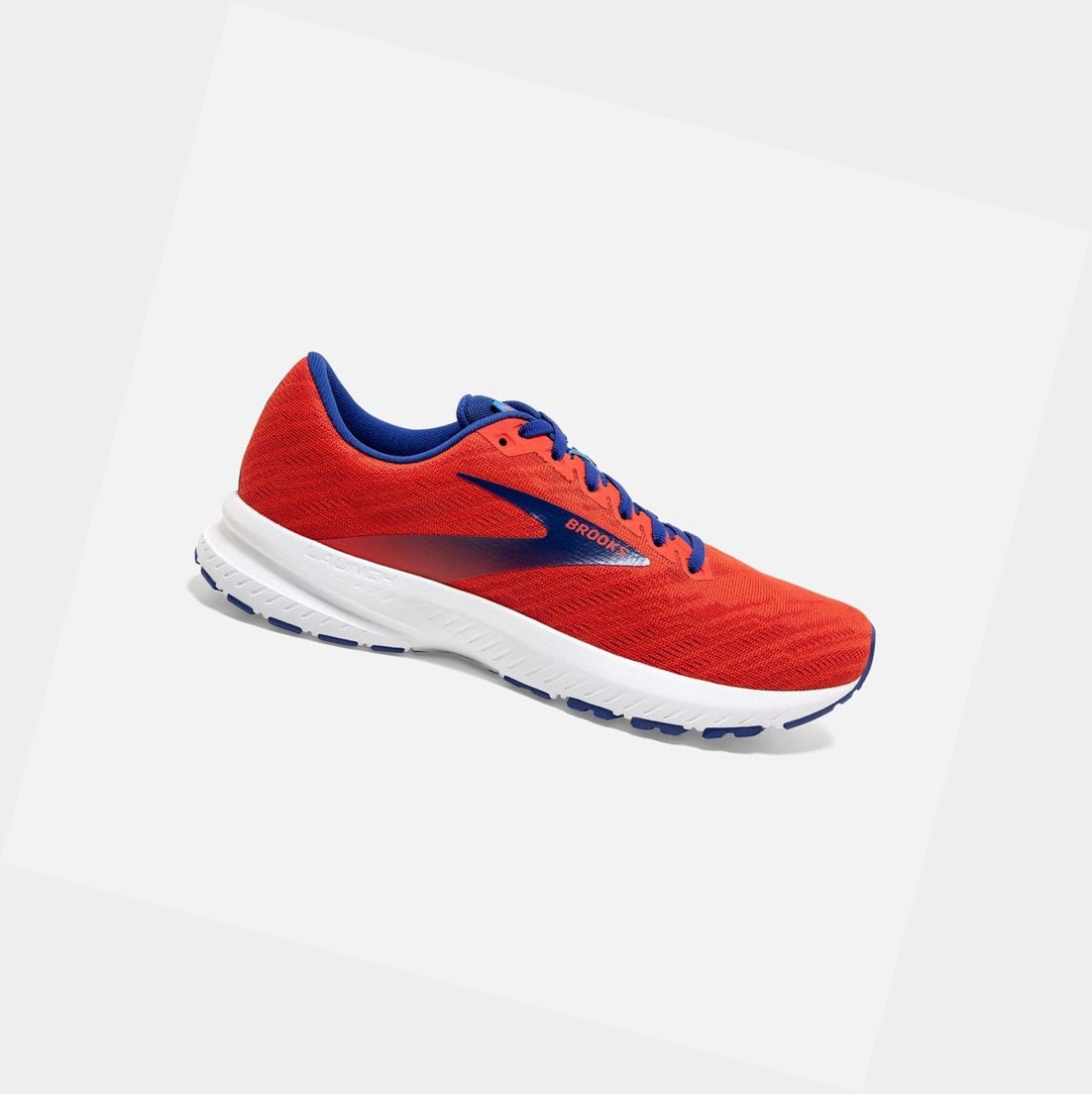 Zapatillas Running Carretera Brooks Launch 7 Hombre Rojas | JHO907416