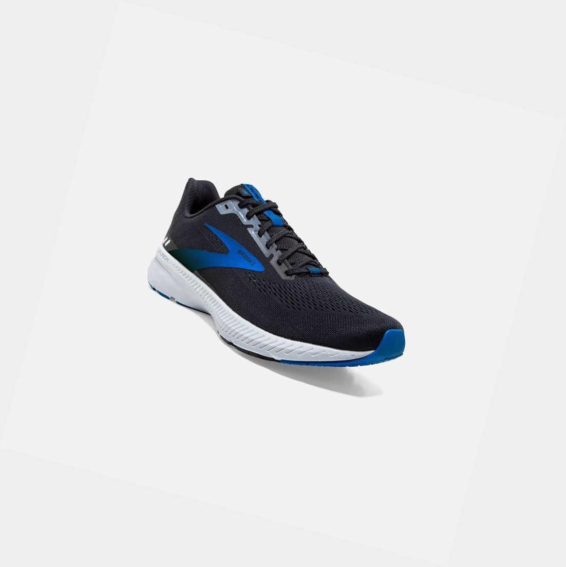 Zapatillas Running Carretera Brooks Launch 8 Hombre Negras Gris Azules | KDY570143