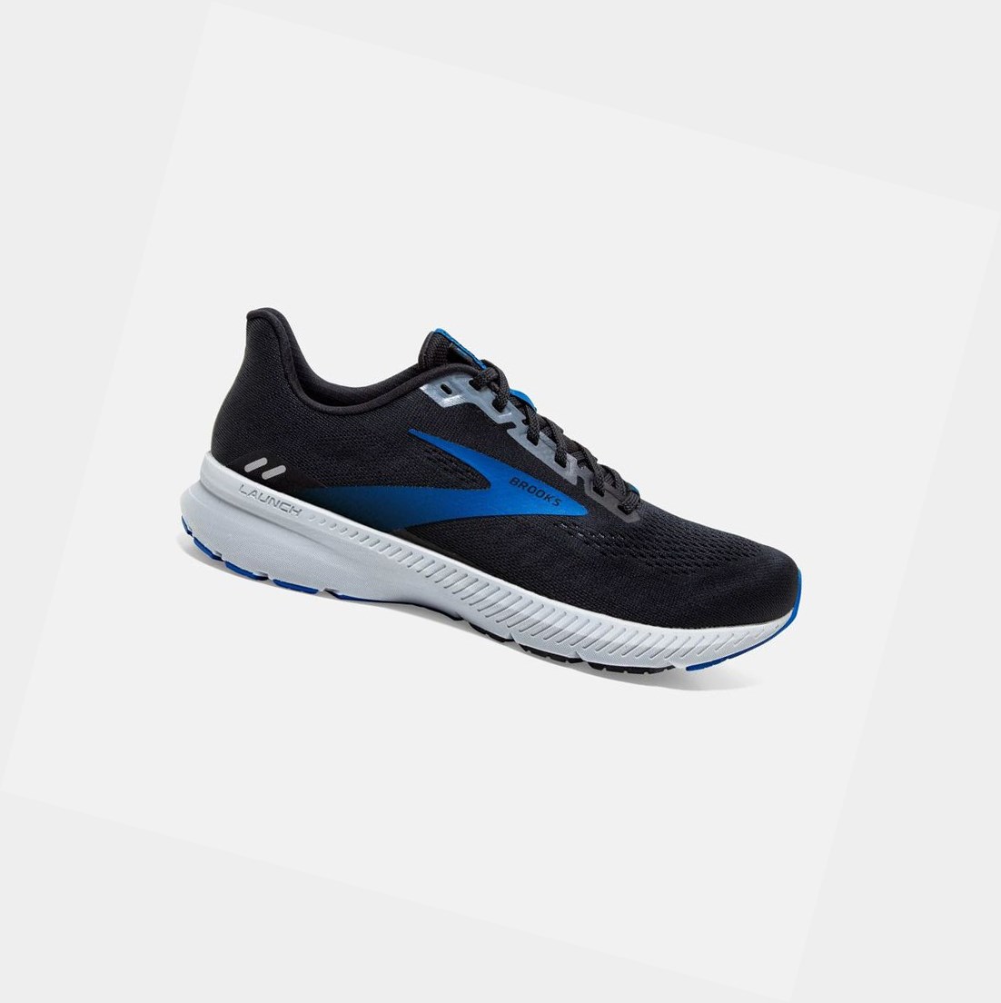 Zapatillas Running Carretera Brooks Launch 8 Hombre Negras Gris Azules | KDY570143