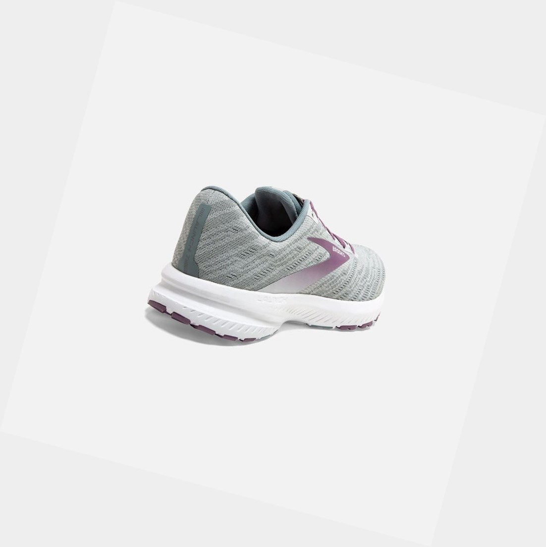 Zapatillas Running Carretera Brooks Launch 7 Mujer Antarctica / Lead / Grape | LWF375019