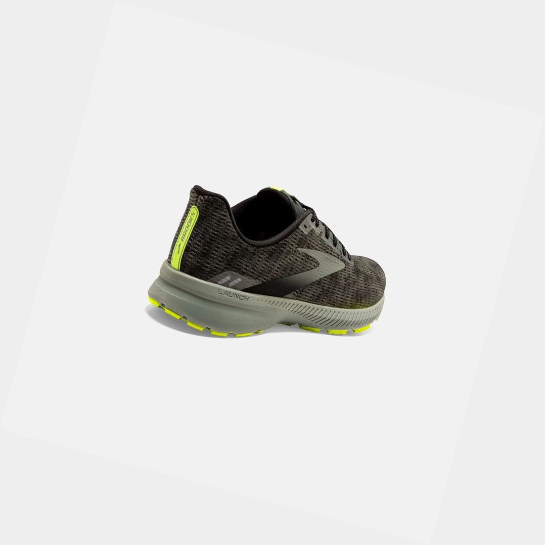 Zapatillas Running Carretera Brooks Launch 8 Hombre Negras | NAM735428