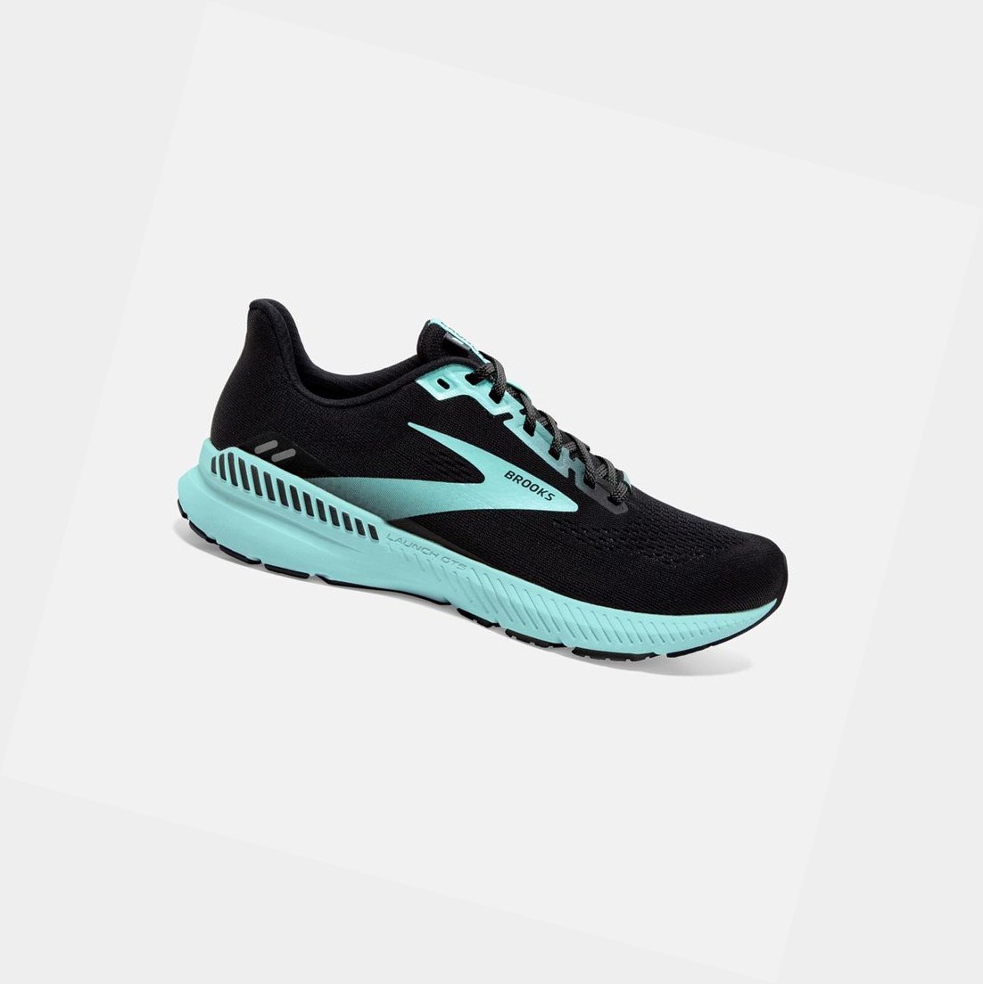 Zapatillas Running Carretera Brooks Launch GTS 8 Mujer Negras Azules | PKE360415