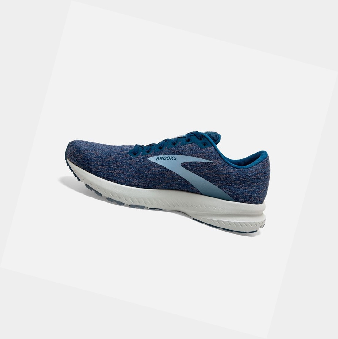 Zapatillas Running Carretera Brooks Launch 7 Hombre Azules Gris | UMI326097