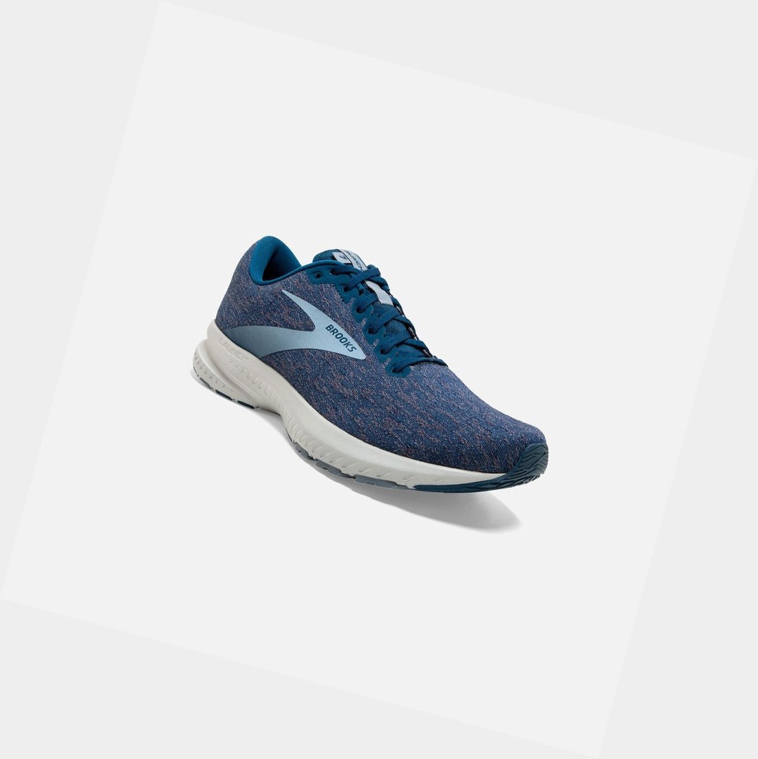 Zapatillas Running Carretera Brooks Launch 7 Hombre Azules Gris | UMI326097