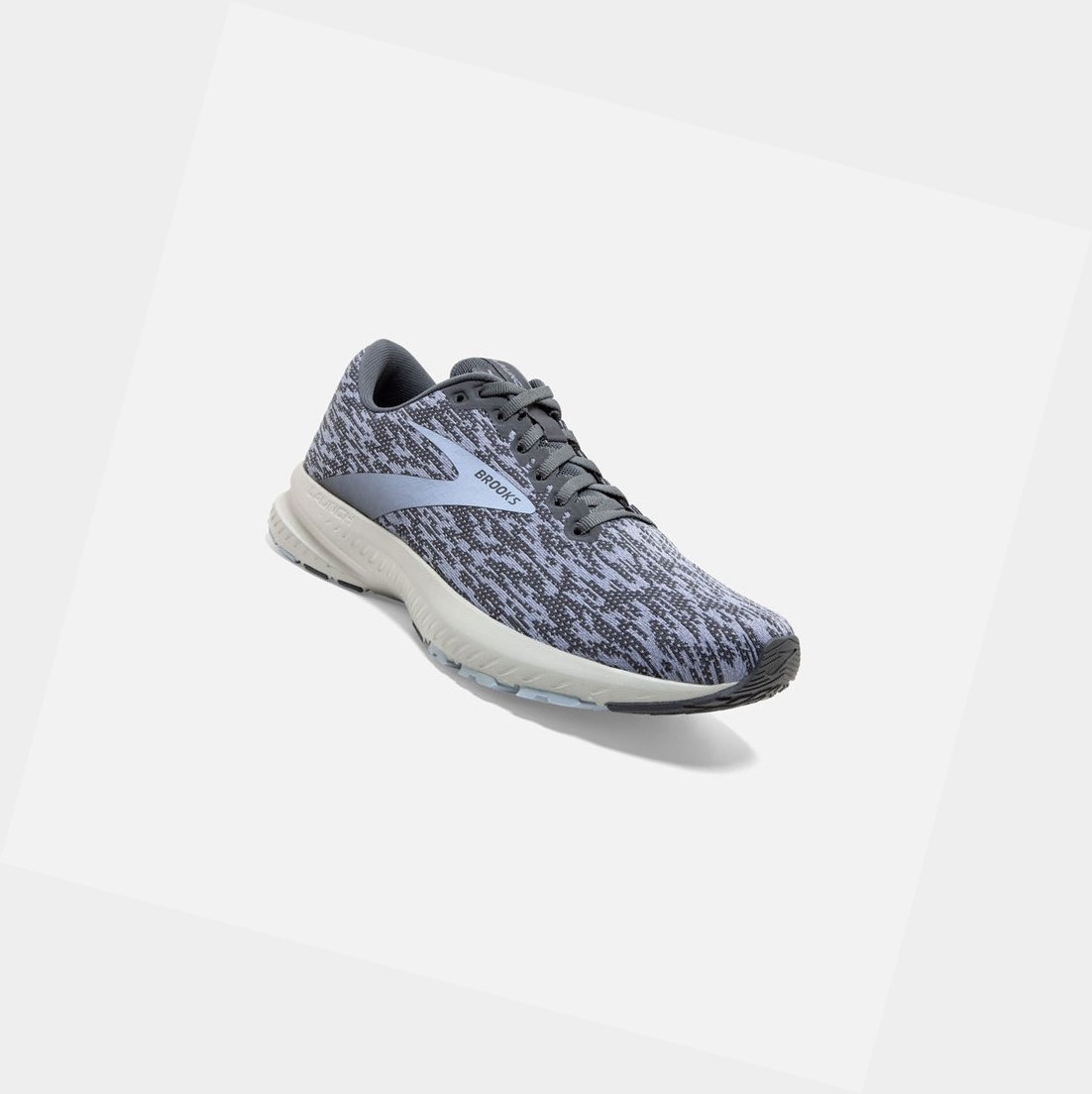 Zapatillas Running Carretera Brooks Launch 7 Mujer Gris Azules | XSU385246