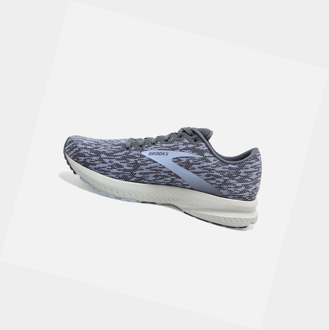 Zapatillas Running Carretera Brooks Launch 7 Mujer Gris Azules | XSU385246