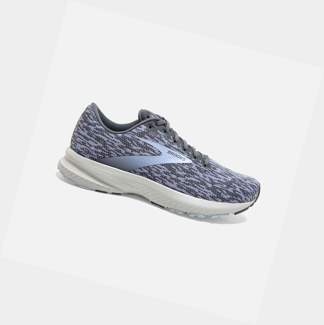 Zapatillas Running Carretera Brooks Launch 7 Mujer Gris Azules | XSU385246