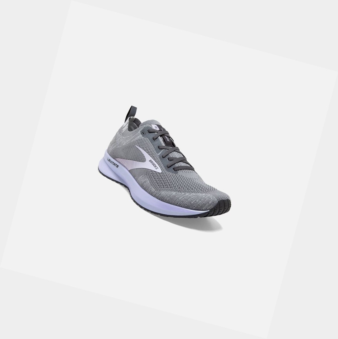 Zapatillas Running Carretera Brooks Levitate 4 Mujer Gris Moradas | WIQ198407