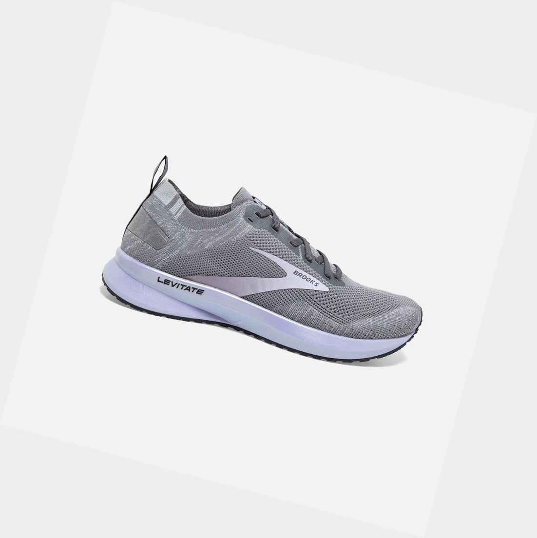 Zapatillas Running Carretera Brooks Levitate 4 Mujer Gris Moradas | WIQ198407