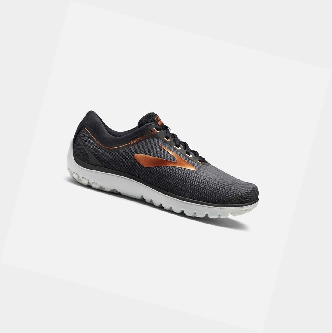 Zapatillas Running Carretera Brooks PureFlow 7 Hombre Gris Negras Cobra | GUM462185