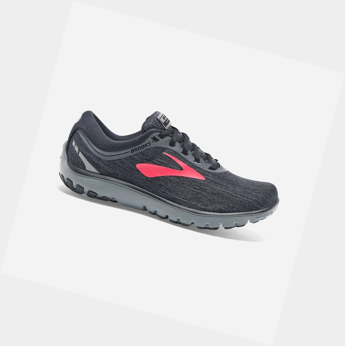 Zapatillas Running Carretera Brooks PureFlow 7 Mujer Negras | OTP783594