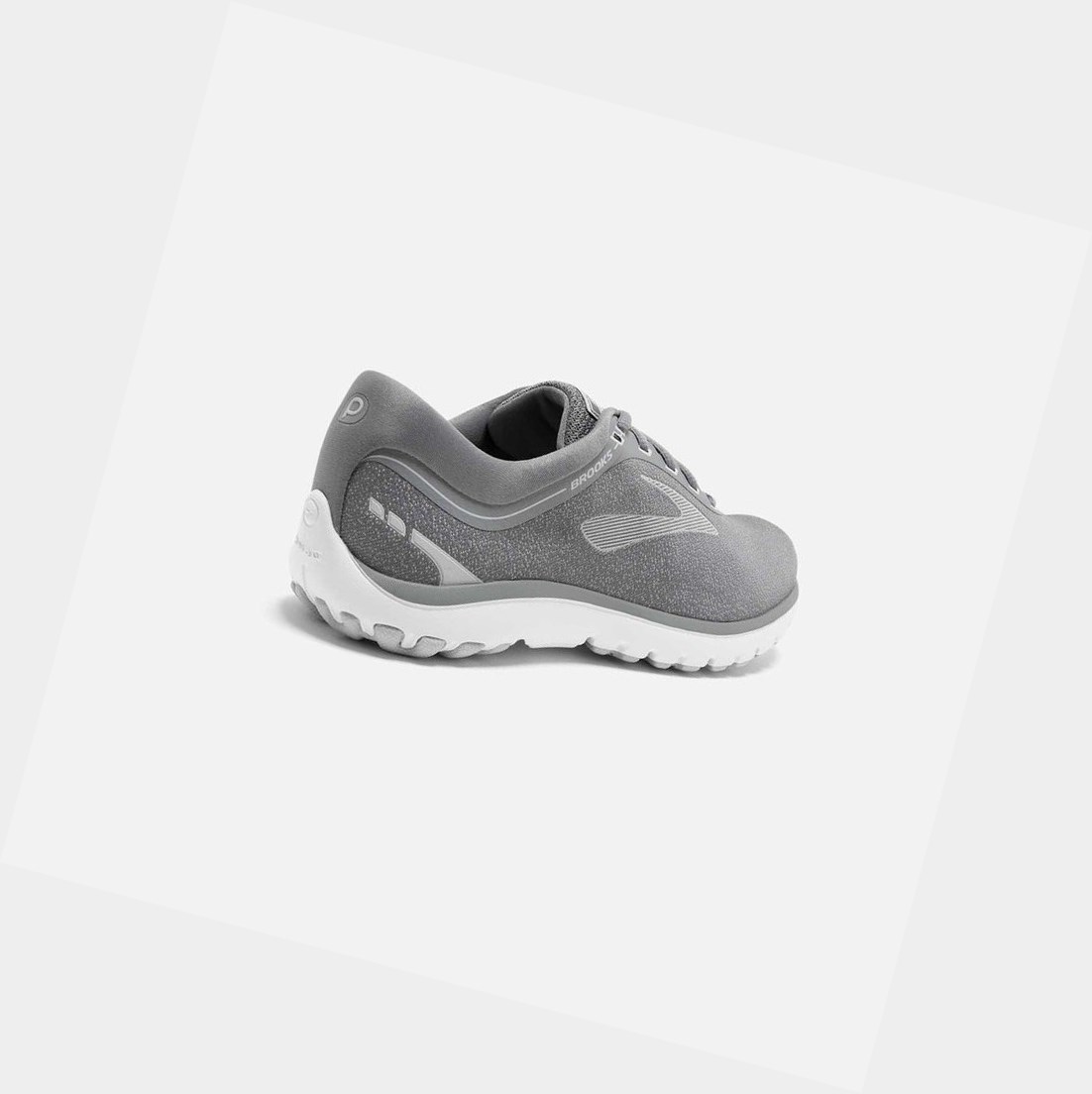 Zapatillas Running Carretera Brooks PureFlow 7 Mujer Gris Blancas | ZYM701965