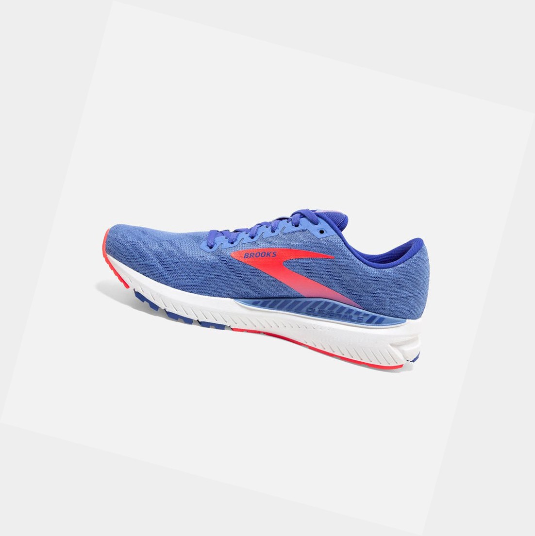 Zapatillas Running Carretera Brooks Ravenna 11 Mujer Azules Coral | EZQ917840