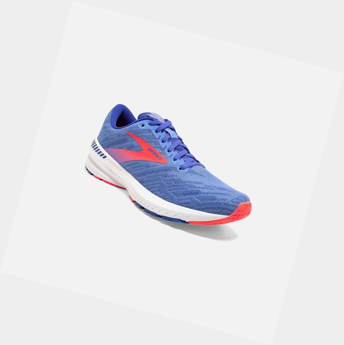 Zapatillas Running Carretera Brooks Ravenna 11 Mujer Azules Coral | EZQ917840