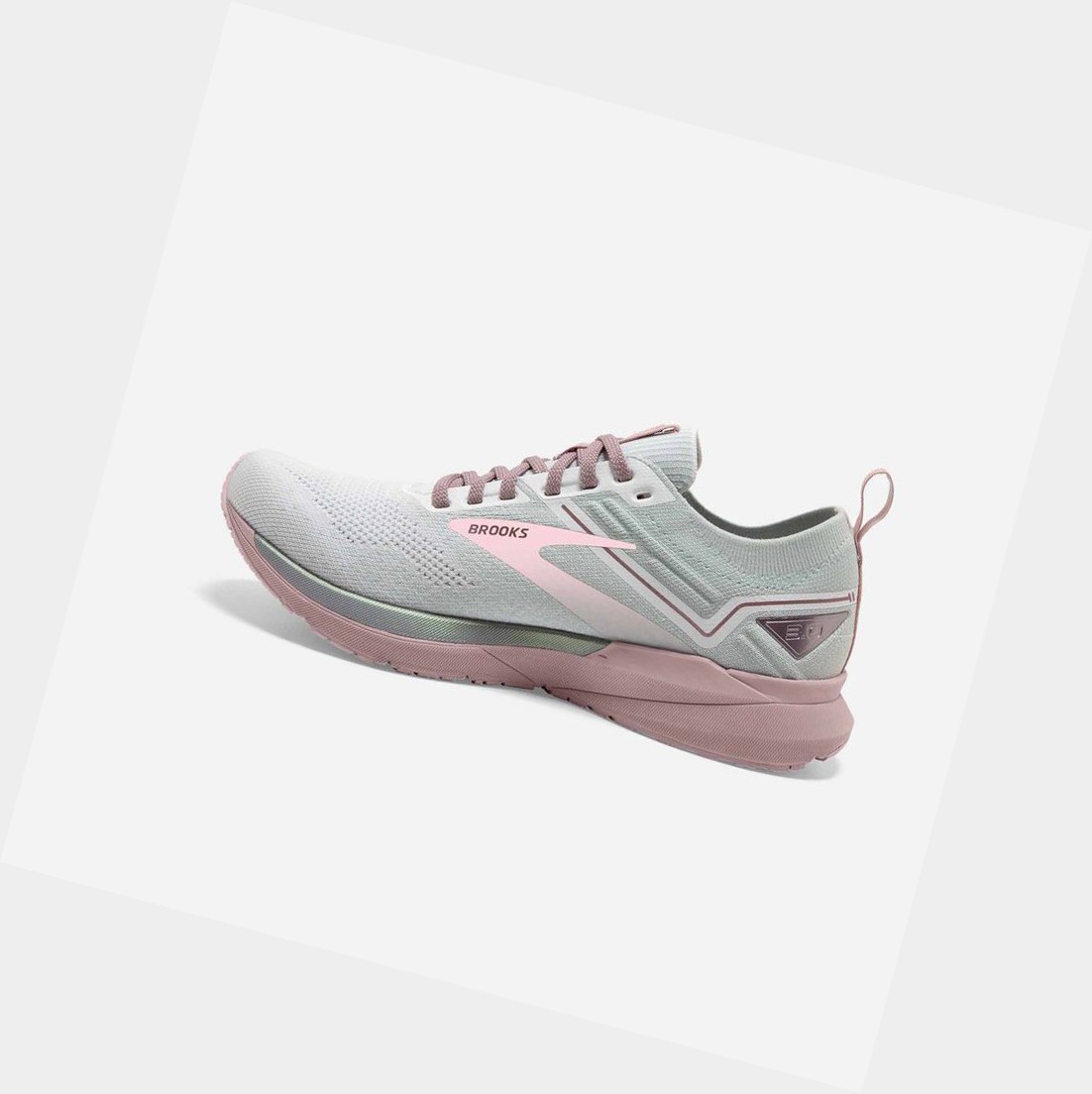 Zapatillas Running Carretera Brooks Ricochet 3 Mujer Blancas Rosas | OFG801597