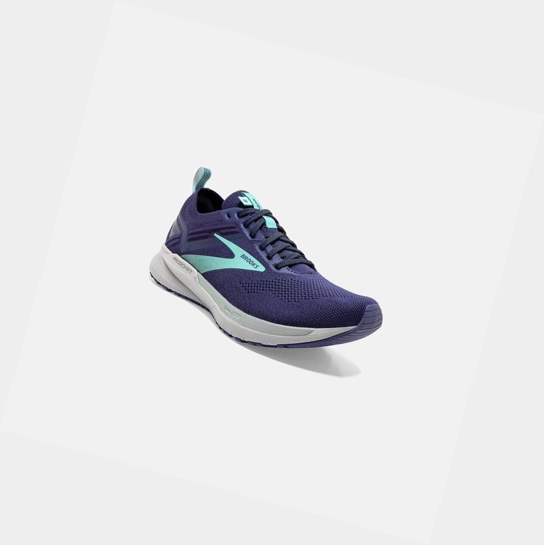 Zapatillas Running Carretera Brooks Ricochet 3 Mujer Azules | WDO395014