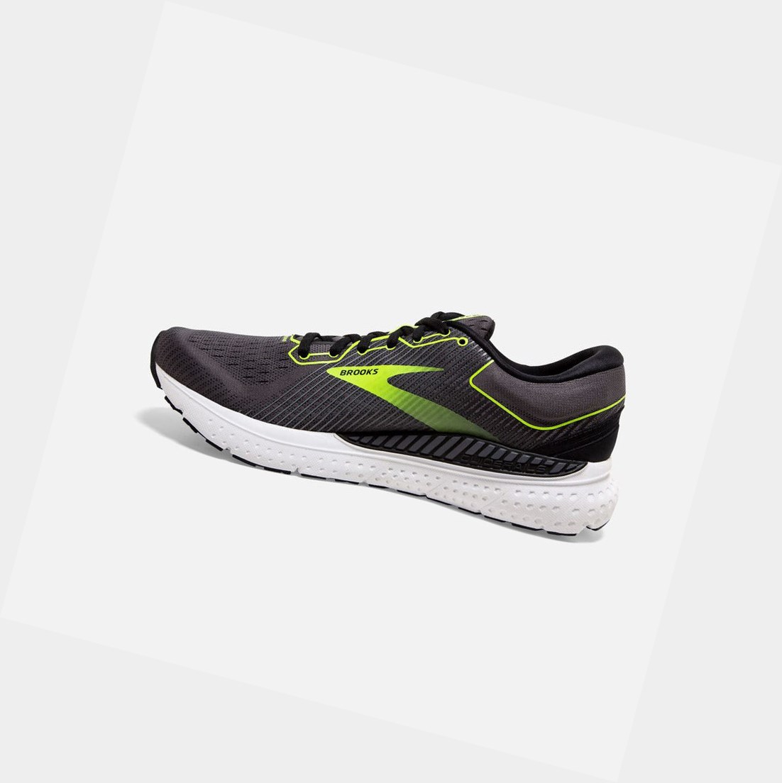 Zapatillas Running Carretera Brooks Transcend 7 Hombre Negras | JXC203541