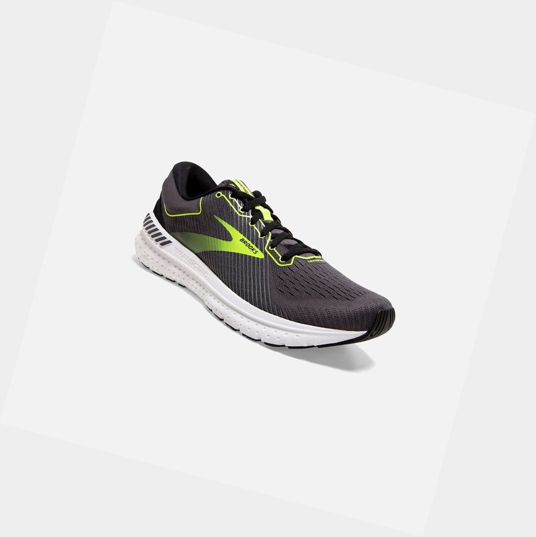 Zapatillas Running Carretera Brooks Transcend 7 Hombre Negras | JXC203541