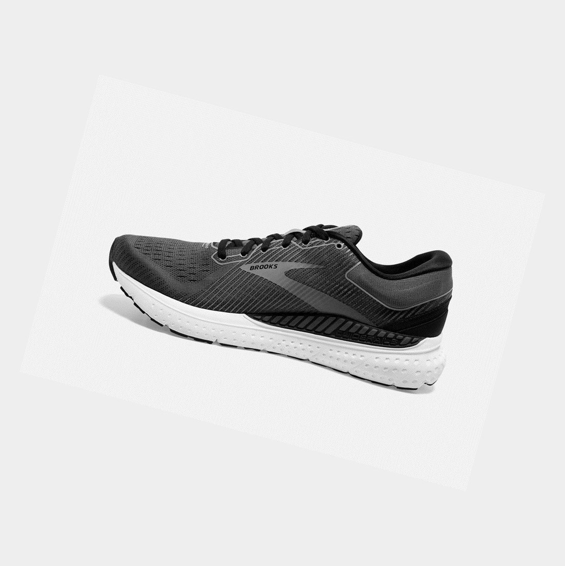 Zapatillas Running Carretera Brooks Transcend 7 Hombre Negras Gris | MEX297015