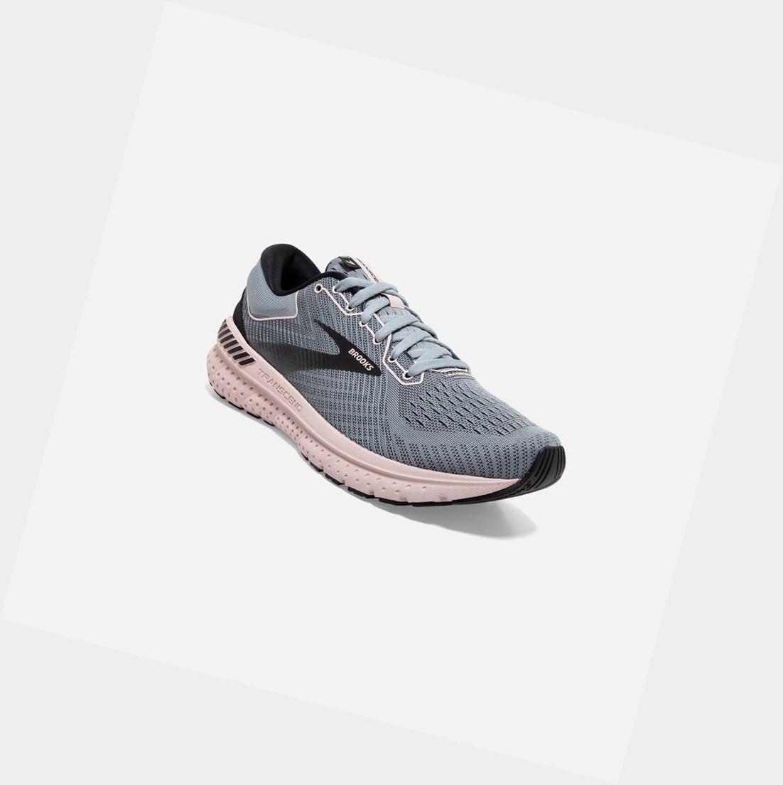 Zapatillas Running Carretera Brooks Transcend 7 Mujer Gris Negras | WXT839267