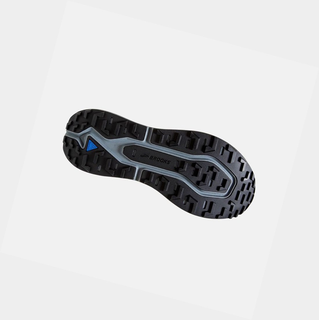 Zapatos Trail Brooks Caldera 5 Hombre Negras Naranjas Azules | IPM352981