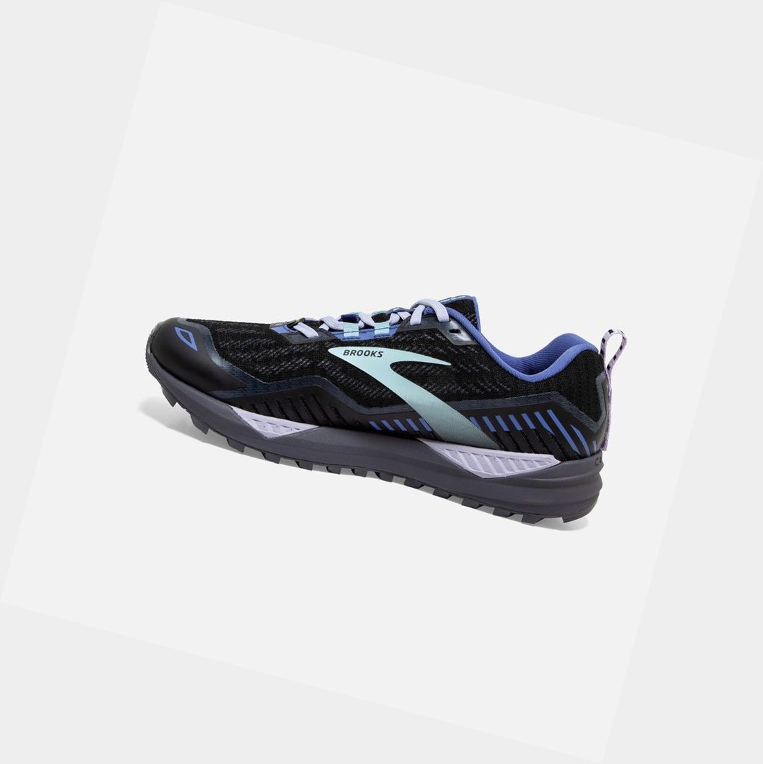 Zapatos Trail Brooks Cascadia 15 GTX Mujer Negras Azules | BUS186024