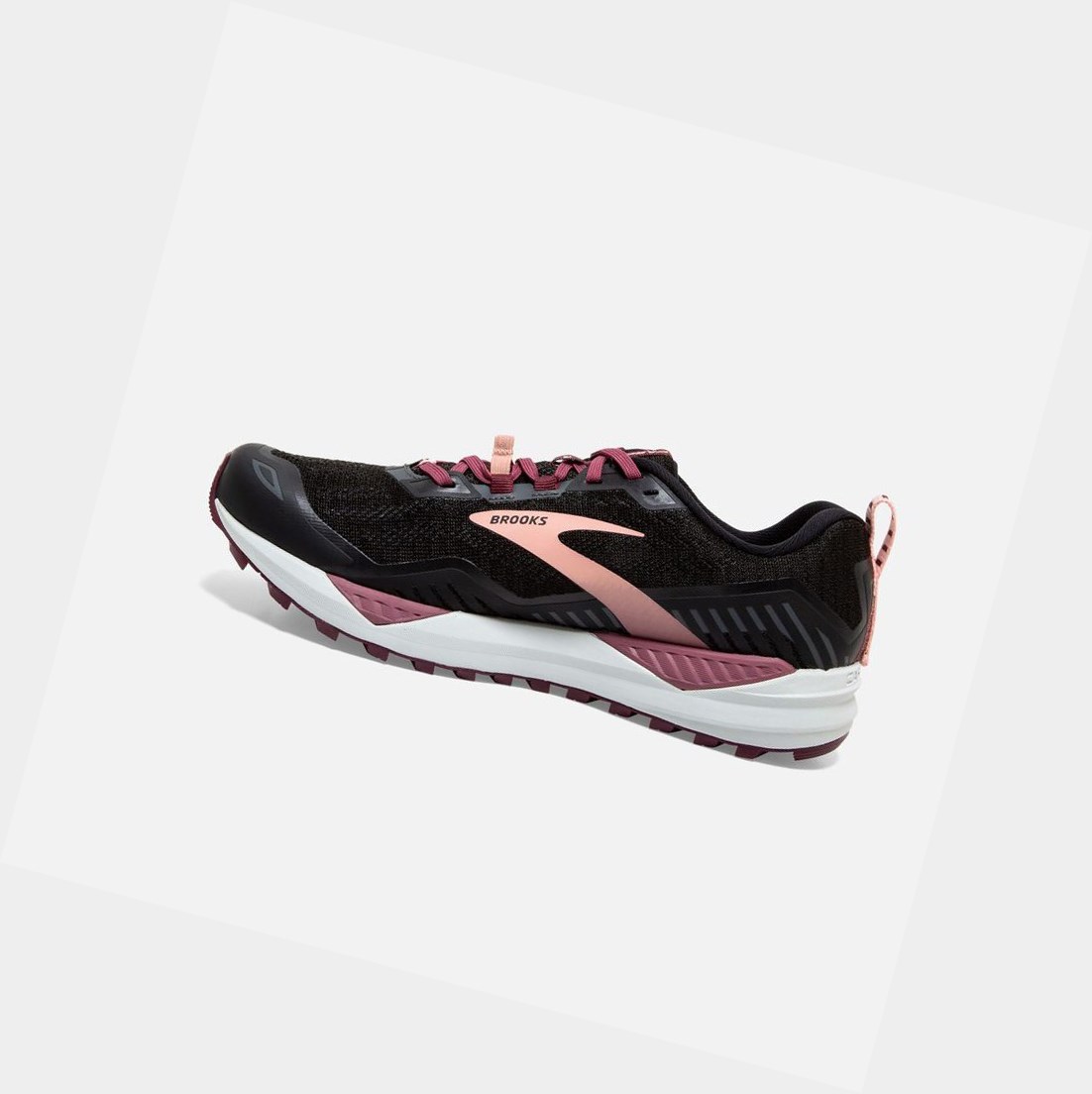 Zapatos Trail Brooks Cascadia 15 Mujer Negras Coral | PJT072136