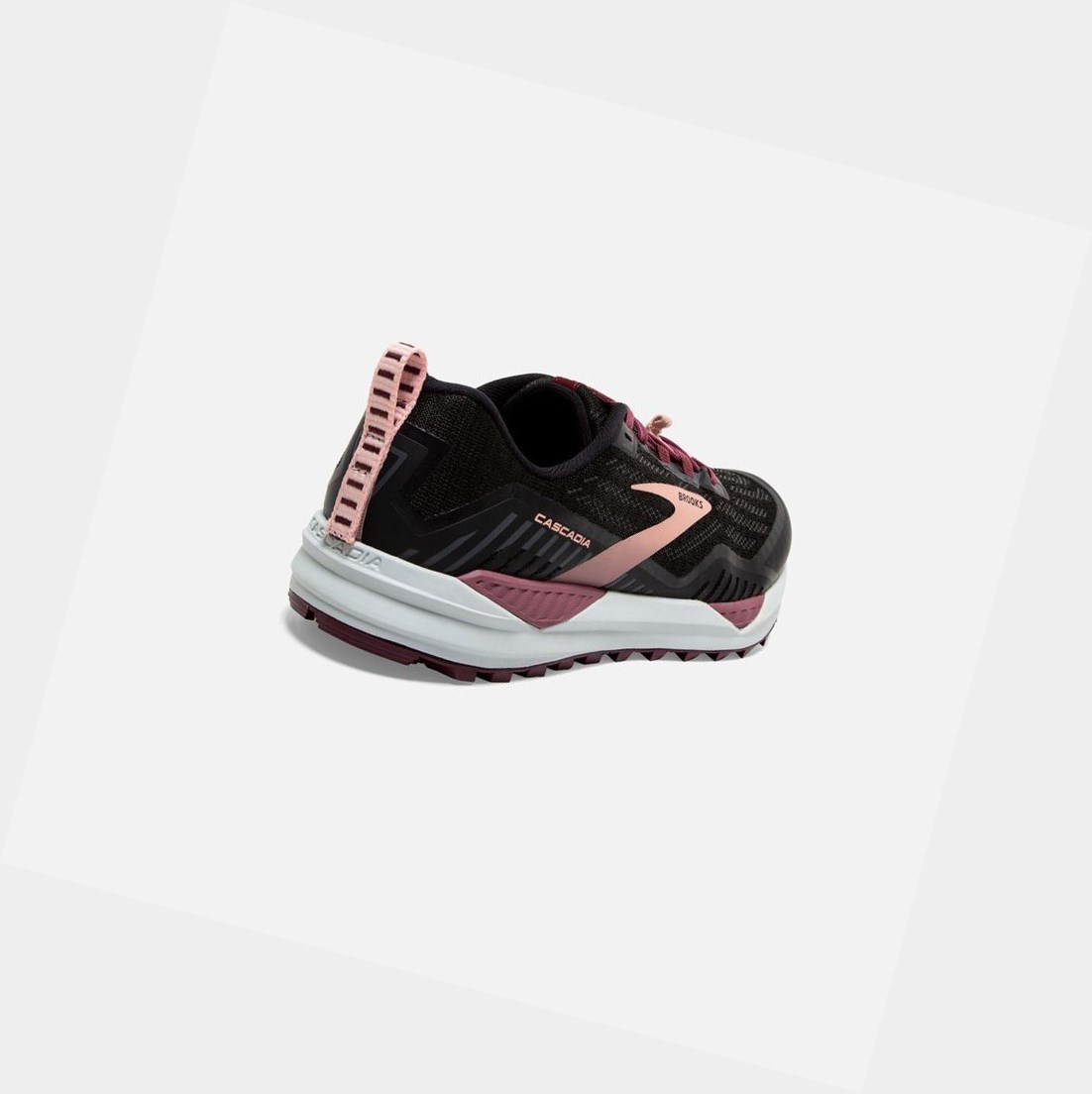 Zapatos Trail Brooks Cascadia 15 Mujer Negras Coral | PJT072136