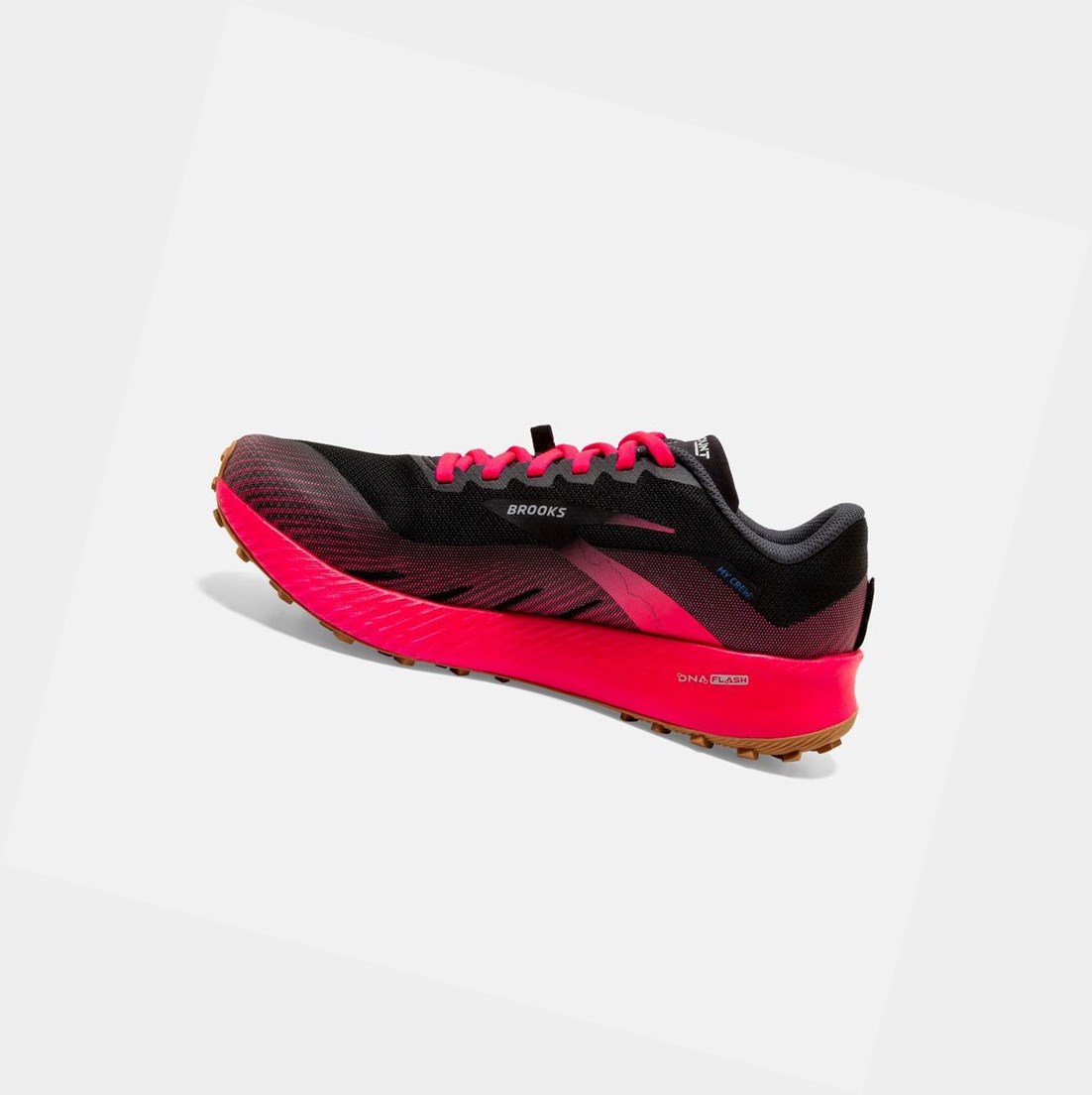 Zapatos Trail Brooks Catamount Mujer Negras Rosas | WHD426708