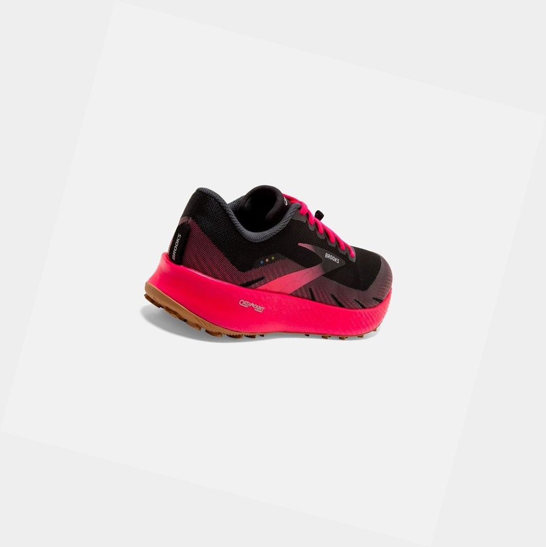 Zapatos Trail Brooks Catamount Mujer Negras Rosas | WHD426708